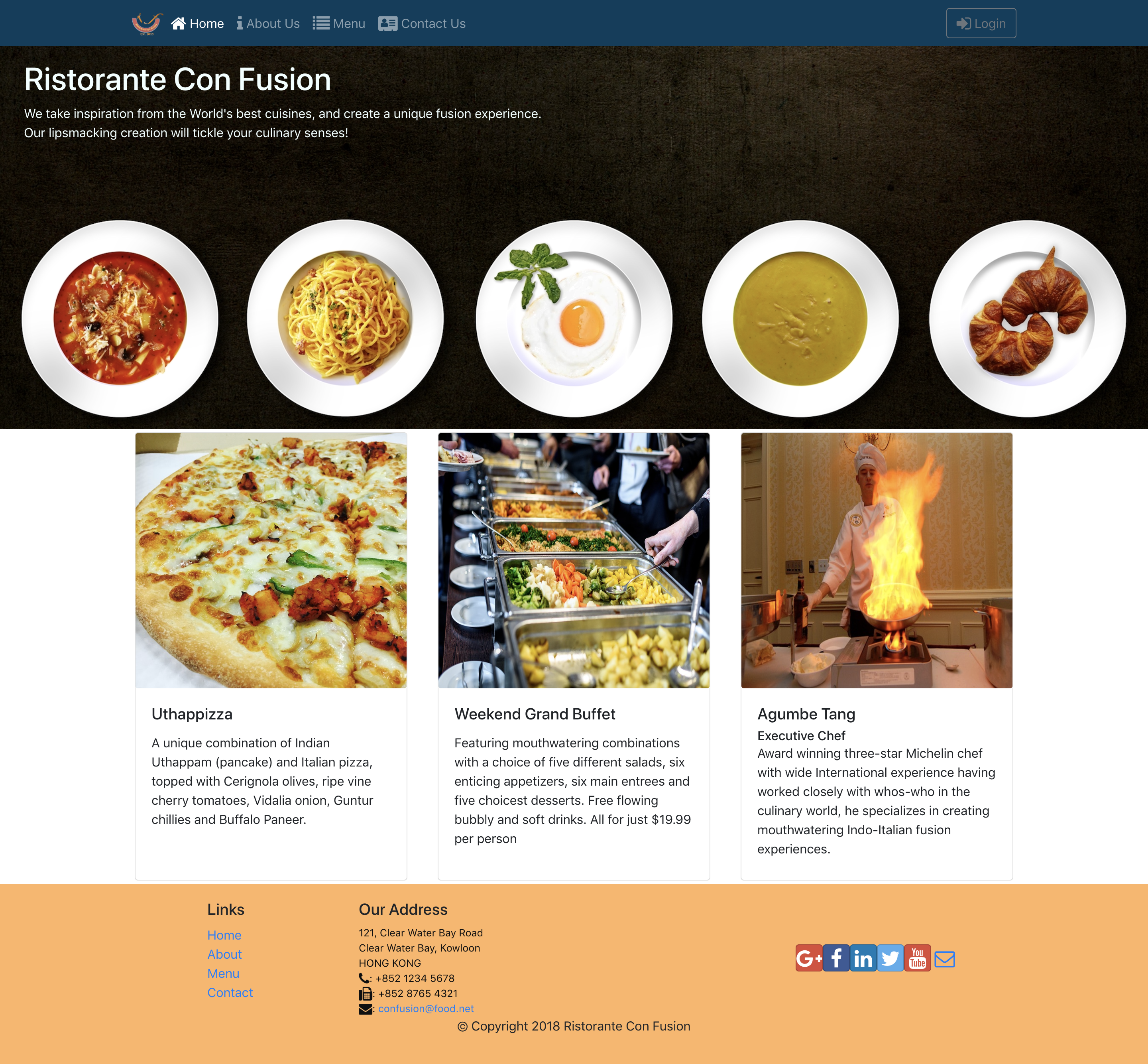 Restaurant Website