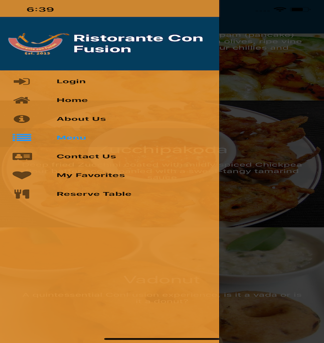 Restaurant Mobile App
